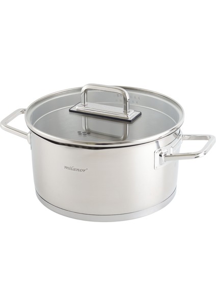 Diamond 8 Parça Süzgeç Kapaklı Çelik Tencere Seti – 18/10 Paslanmaz Çelik indirimleri