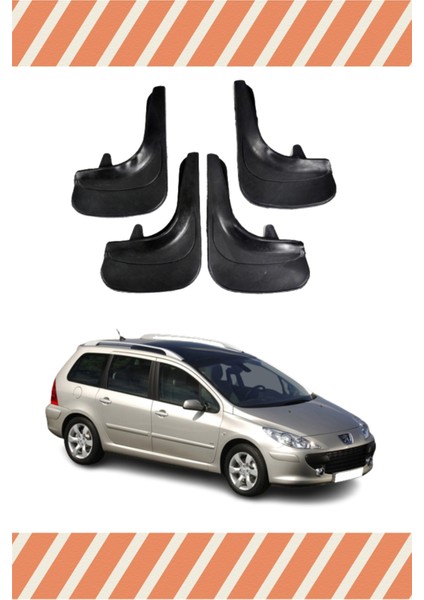 Peugeot 307 Stw Tüm Kasalar 4'lü Tozluk Çamurluk Paçalık