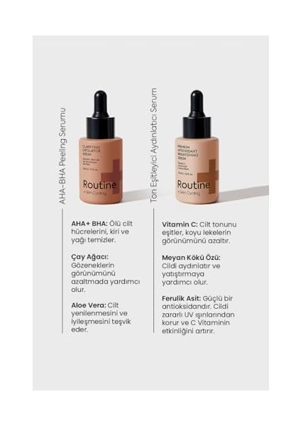 Routine+ Routine ve Skin Cycling Kit fiyatları
