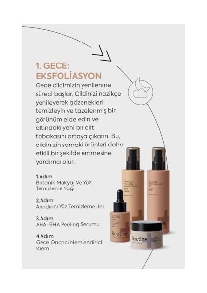 Routine+ Routine ve Skin Cycling Kit modelleri