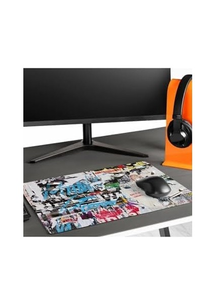 Sokak Duvarı Tasarımlı 40X30 Mousepad - Mouse Pad - Fare Altlığı - Mouse Altlıği - Mouse Pad fiyatları