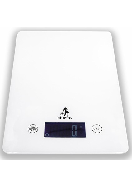 Mutfak Terazisi - 10KG Kapasite, Cam Yüzey, Dara Fonksiyonu, LCD Ekran ve Otomatik Kapanma Özelliği
