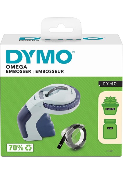 Omega Etiket Kabartma Aleti, Sezgisel Döner Klik Sistemli Ergonomik Kabartma Aleti