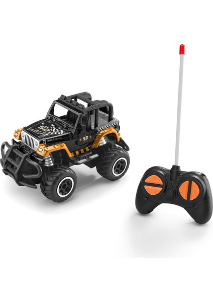 Rc Suv Back I 6 Yaş ve Üstü Çocuklar ve Rc Yeni Başlayanlar Için Mükemmel I Güçlü Elektrik Motoru Mhz Uzaktan Kumanda, Siyah/turuncu