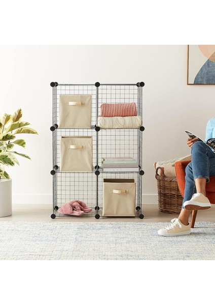 Dekoratif Tel Dolap - 6 Küp