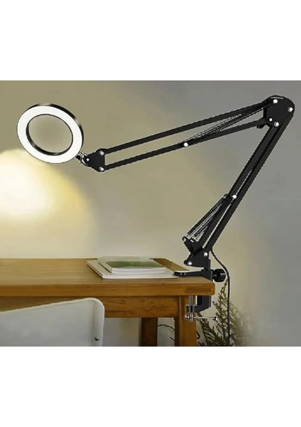 Kıskaçlı Yuvarlak Işık 6.3 Inç (16CM) Stüdyo Halka Işık ve Fotoğraf Makinesi Kamera Youtuber Twich Yayıncı Işığı - NB35 modelleri