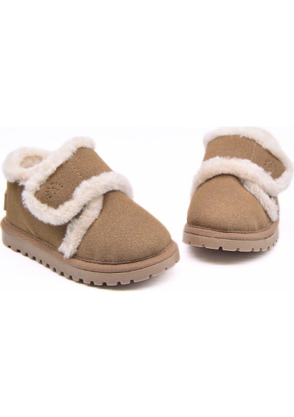 Noelle Kız ve Erkek Çocuk Içi Kürklü Vizon Rengi Kışlık Bot indirimleri