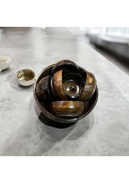 Doğal Ahşap Desenli Seramik Sunum Seti – Sofralarınıza ve Şık Bir Dokunuş modelleri