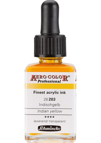 Aero Professional Akrilik Mürekkebi 28 ml 203 Indian Yellow fiyatları