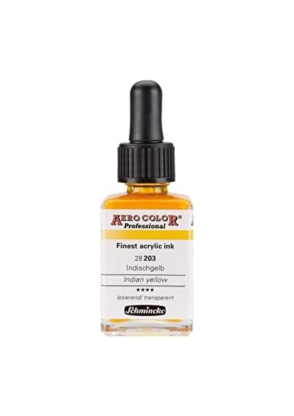 Aero Professional Akrilik Mürekkebi 28 ml 203 Indian Yellow modelleri
