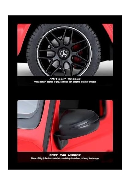 Benz G63 Amg Işıklı Uzaktan Kumandalı Araba - Kırmızı (Kırmızı) fiyatları