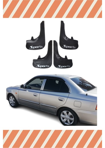 Hyundai Admira Sports Yazılı 4'lü Tozluk Çamurluk Paçalık