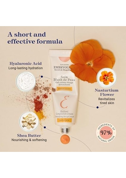 Embryolisse Radiant Complexion Cream Abricot Glow, 30 ml modelleri