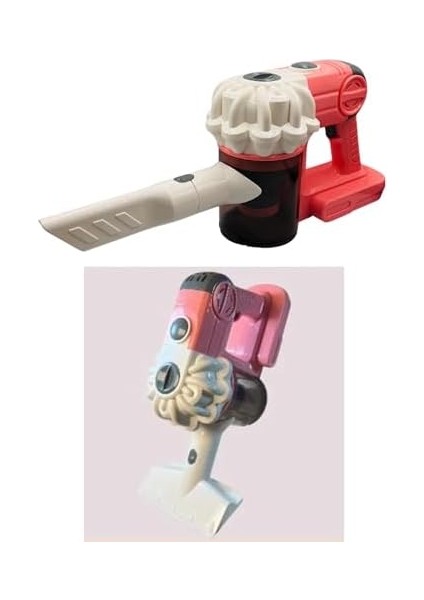 Pilli Model Çekme ve Süpürme Özellikli Dikey Süpürge 78 cm Gerçekçi Oyuncağım 3 Başlıklı 2 Farklı Renk Seçeneği (Pembe-Mavi) (Pembe) fiyatları