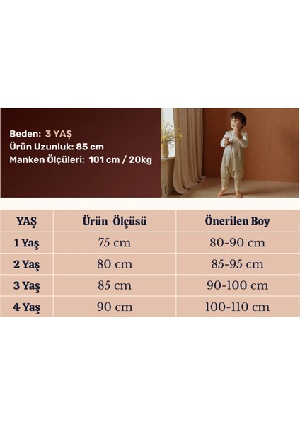 Baby Home Pine Green 0.5 TOG Bebek Uyku Tulumu OEKO-TEX Sertifikalı %100 Pamuk