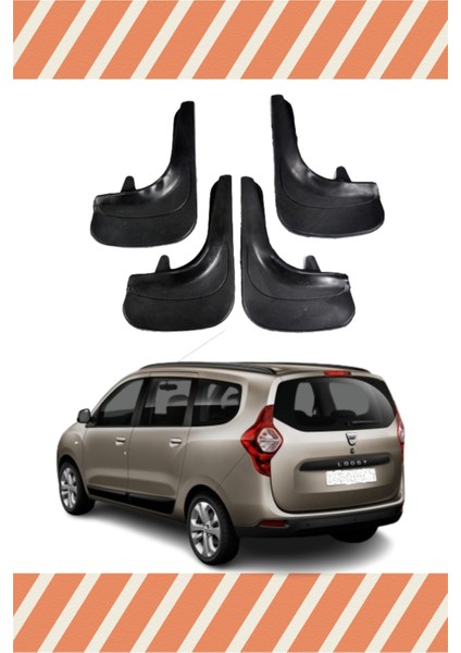 Dacia Lodgy Tüm Kasalar 4'lü Tozluk Çamurluk Paçalık