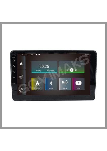 GOVİMAKS DACİA DOKKER 2013-2021 UYUMLU 2 GB RAM 32 GB HAFIZA ANDROID MULTIMEDIA TEYP