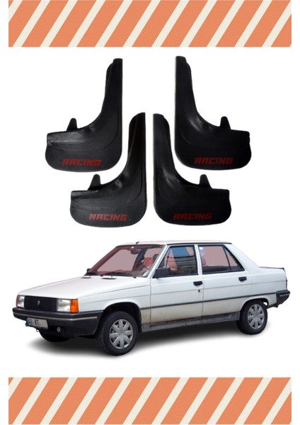 Renault Brodway Racing Yazılı 4'lü Tozluk Çamurluk Paçalık