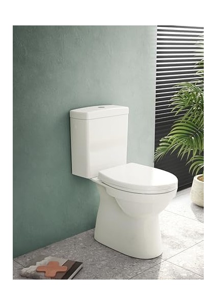 S10 Klozet Kapağı 84-003-009, Yavaş Kapanır, Duroplast, Sandviç Tip, Metal Menteşeli, Beyaz modelleri