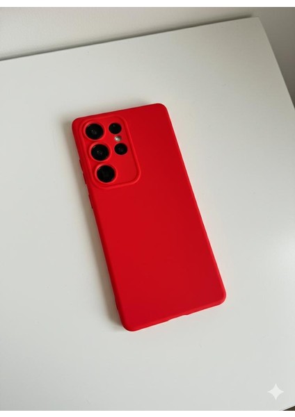 Samsung Galaxy S24 Ultra Kapak Içi Kadife Kamera Korumalı Lansman Silikon Kılıf