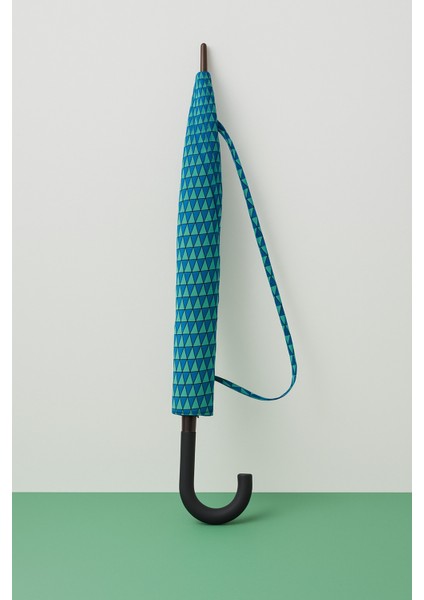 Yeşil Desenli Dayanıklı 12 Telli Kırılmaz Rüzgar Dirençli Şemsiye modelleri