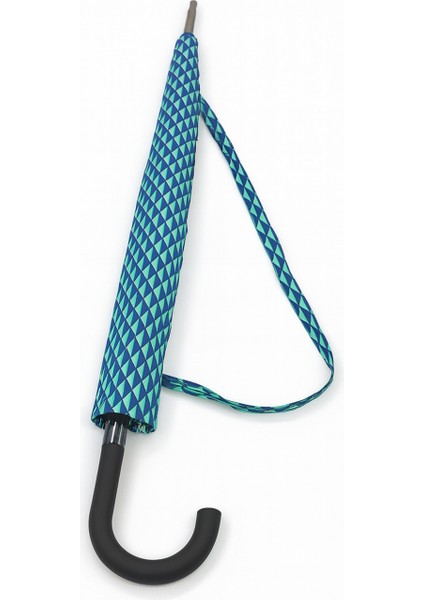 Yeşil Desenli Dayanıklı 12 Telli Kırılmaz Rüzgar Dirençli Şemsiye fırsatları