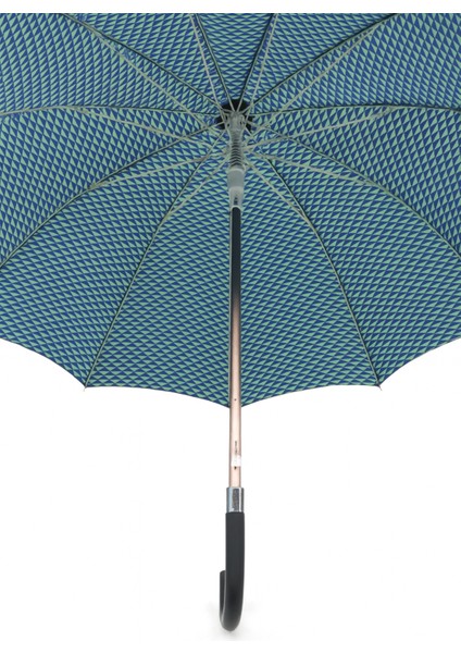 Yeşil Desenli Dayanıklı 12 Telli Kırılmaz Rüzgar Dirençli Şemsiye indirimleri