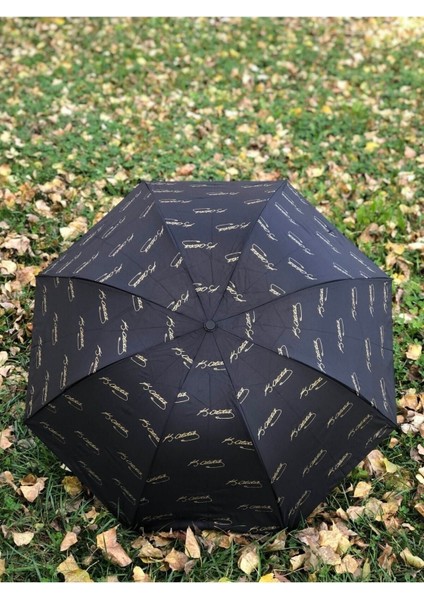 Rüzgarda Kırılmayan Atatürk Imzalı Renkli Kadın Şemsiye