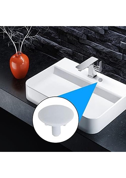 Lavabo Delik Kapağı - 4 Adet Mutfak Lavabo Tapası Abs+Pp Malzeme Delik Kapağı Tezgah Alanı Için Su Sızıntısını Önler modelleri