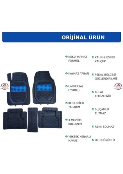 Volkswagen Golf 4 1997-1998-1999-2000-2001-2002-2003-2004-2005 Mavi Havuzlu Oto Paspas Orbital 3D Esnek Su Geçirmez Kesilebilir Kaymaz Taban Araba Paspası fiyatları