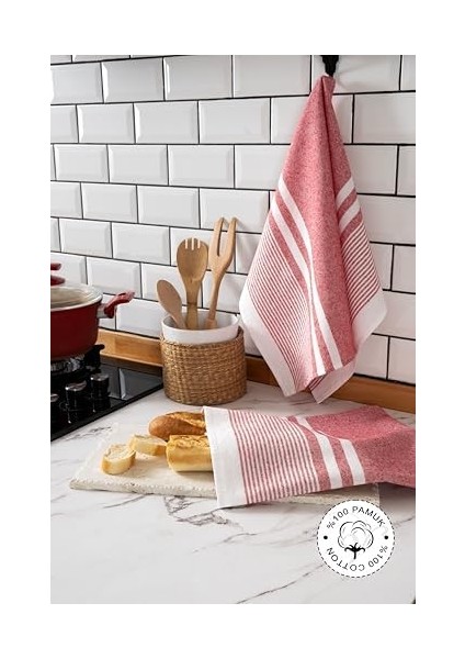 2&apos;li Mutfak Kurulama BEZI,%100 Pamuk Yüksek Su Emici, Beslenme Örtüsü, Çok Amaçlı Servis Peçetesi 45X60CM fiyatları