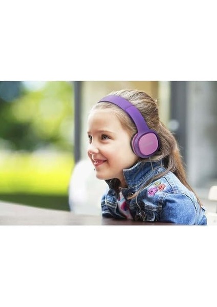 SHK2000 Kablolu Kulak Üstü Çocuk Kulaklığı Pembe/mor fiyatları