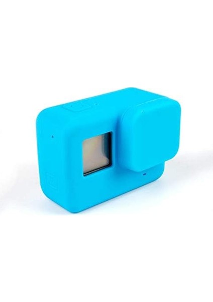 Kingma Hero 5 Uyumlu Silikon Lens ve Koruyucu Kılıf Pembe modelleri