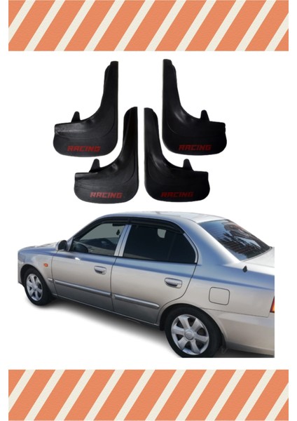 Hyundai Admira Racing Yazılı 4'lü Tozluk Çamurluk Paçalık