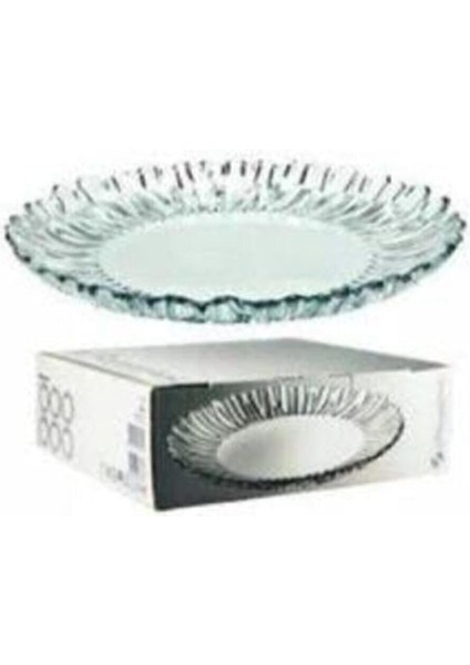 6&apos;lı Pasta Servis Tabağı 10512 FMA04999 Şeffaf