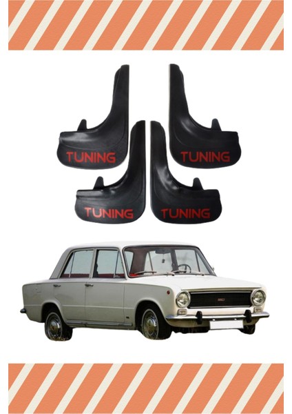 Fiat Hacı Murat Tunıng Yazılı 4'lü Tozluk Çamurluk Paçalık