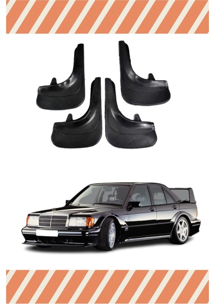 Mercedes 190 E 4'lü Tozluk Çamurluk Paçalık
