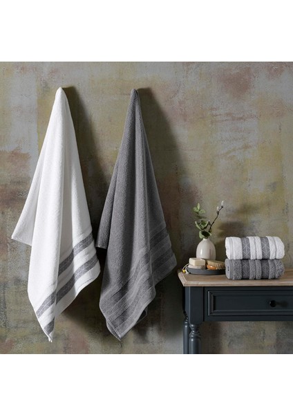 Velvet Pure Pamuk Set Beyaz