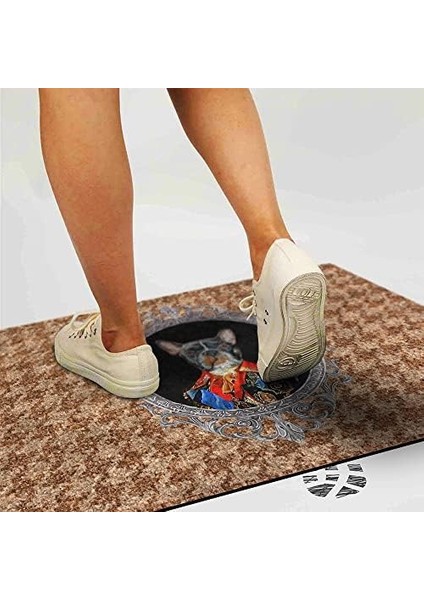 Tasarımlı Dekoratif Kapı Önü Paspas, Dış Mekan/ev Içi/ /mutfak/yatak Odası/giriş Paspasları (Mr Buldog, 45X70) fiyatları