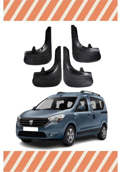 Dacia Dokker Tüm Kasalar 4'lü Tozluk Çamurluk Paçalık