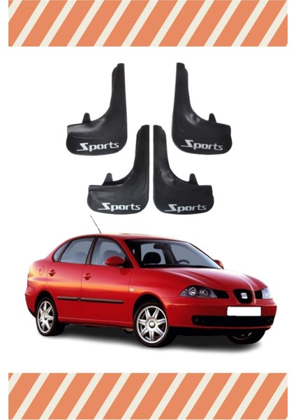 Seat Cordoba Sports Yazılı 4'lü Tozluk Çamurluk Paçalık