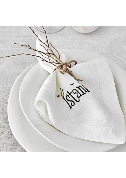 Galata Siyah Peçete Runner Set fiyatları