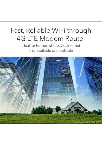 Orbi LBR20 4g Lte Router & Wlan Router, Sım Kartlı | Entegre 4g Lte Modem (CAT18) | 1200 Mbps'ye Kadar | Tri-Band Wlan AC2200 | Tüm Mobil Sağlayıcılarla Uyumlu