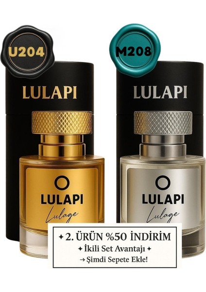U204 Rouge Amber 540 & M208 Savage |2'li Parfüm Seti 50 ML| Unisex & Erkek | Yüksek Kalıcılık