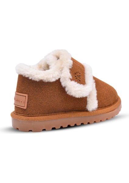 Noelle Kız ve Erkek Çocuk Içi Kürklü Taba Rengi Kışlık Bot fiyatları
