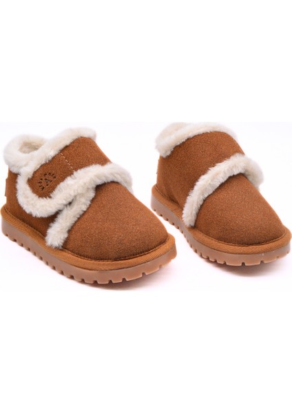 Noelle Kız ve Erkek Çocuk Içi Kürklü Taba Rengi Kışlık Bot indirimleri