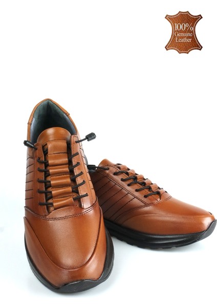 Erkek Hakiki Deri Rahat Hafif Tam Ortopedik Esner Lastik Bağcık Günlük Ayakkabı fiyatları