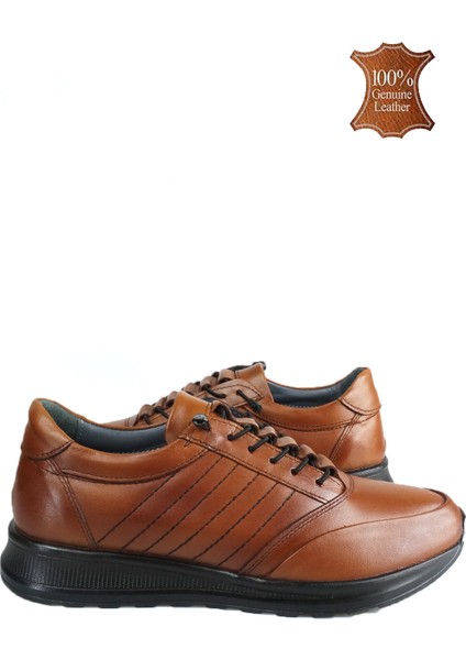 Erkek Hakiki Deri Rahat Hafif Tam Ortopedik Esner Lastik Bağcık Günlük Ayakkabı modelleri