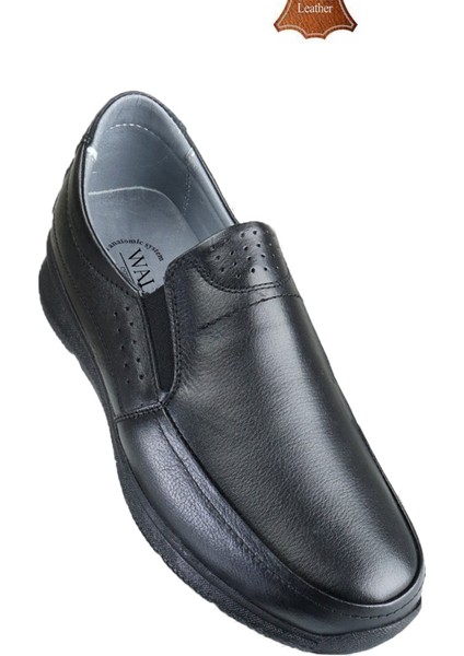Erkek Hakiki Deri Hafif Ortopedik Taban Günlük Baba Ayakkabısı