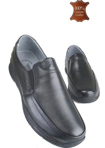 Erkek Hakiki Deri Hafif Ortopedik Taban Günlük Baba Ayakkabısı modelleri